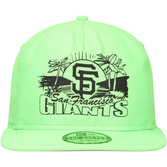 San Francisco Giants Neon Golfer Snapback Hat Green | New Era