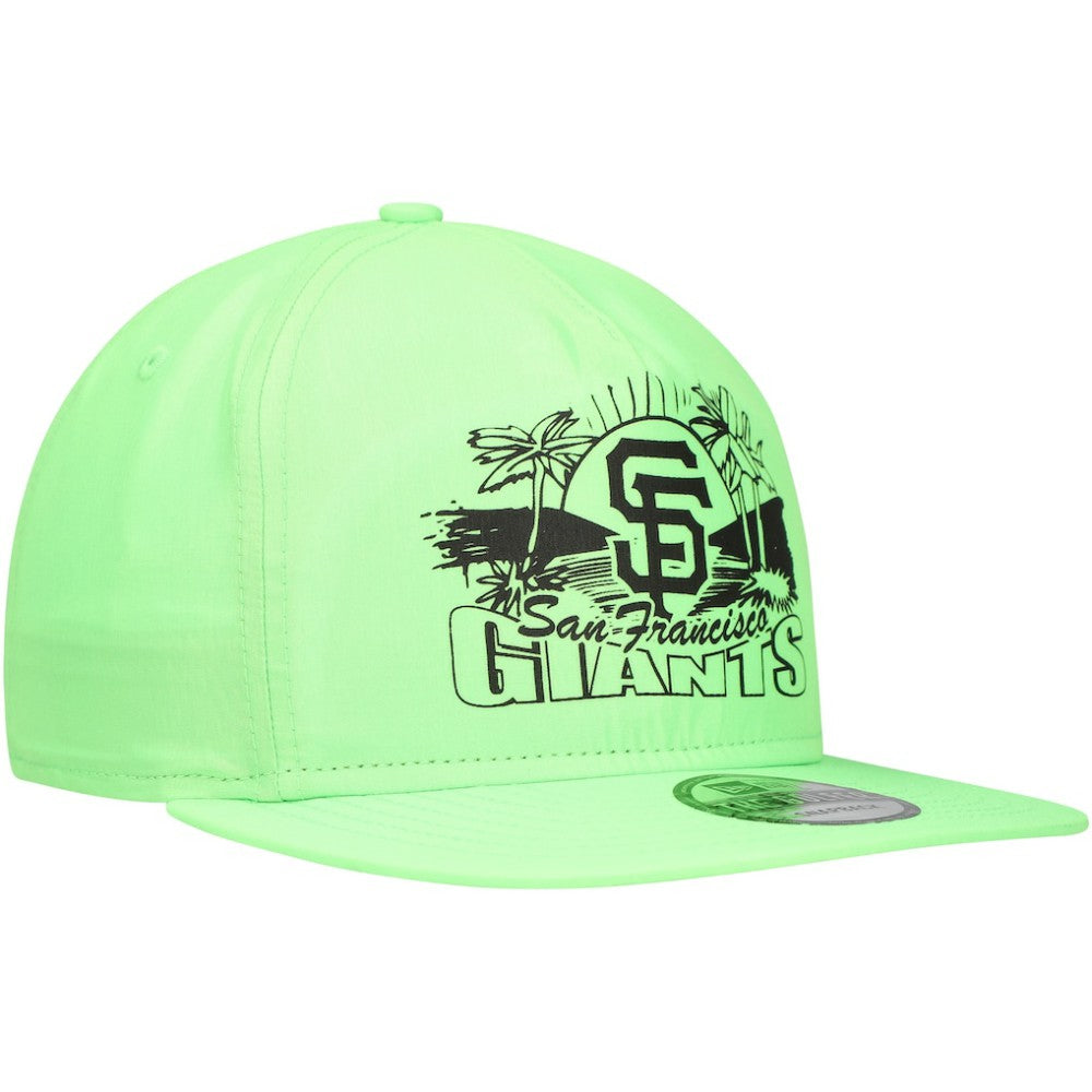 San Francisco Giants Neon Golfer Snapback Hat Green | New Era