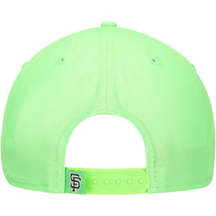 San Francisco Giants Neon Golfer Snapback Hat Green | New Era