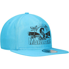 Seattle Mariners Neon Golfer Snapback Hat Blue | New Era