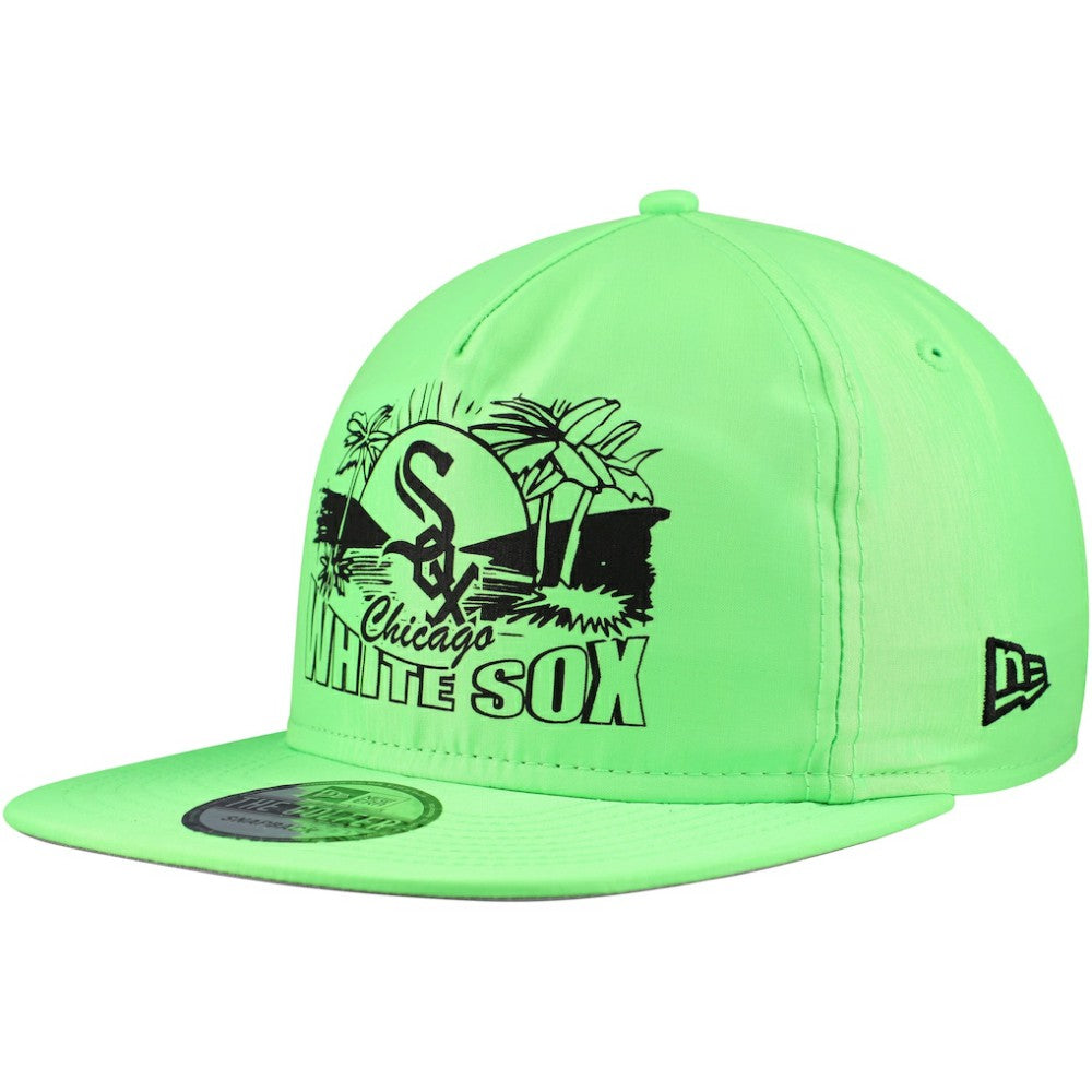 Chicago White Sox Neon Golfer Snapback Hat Green | New Era
