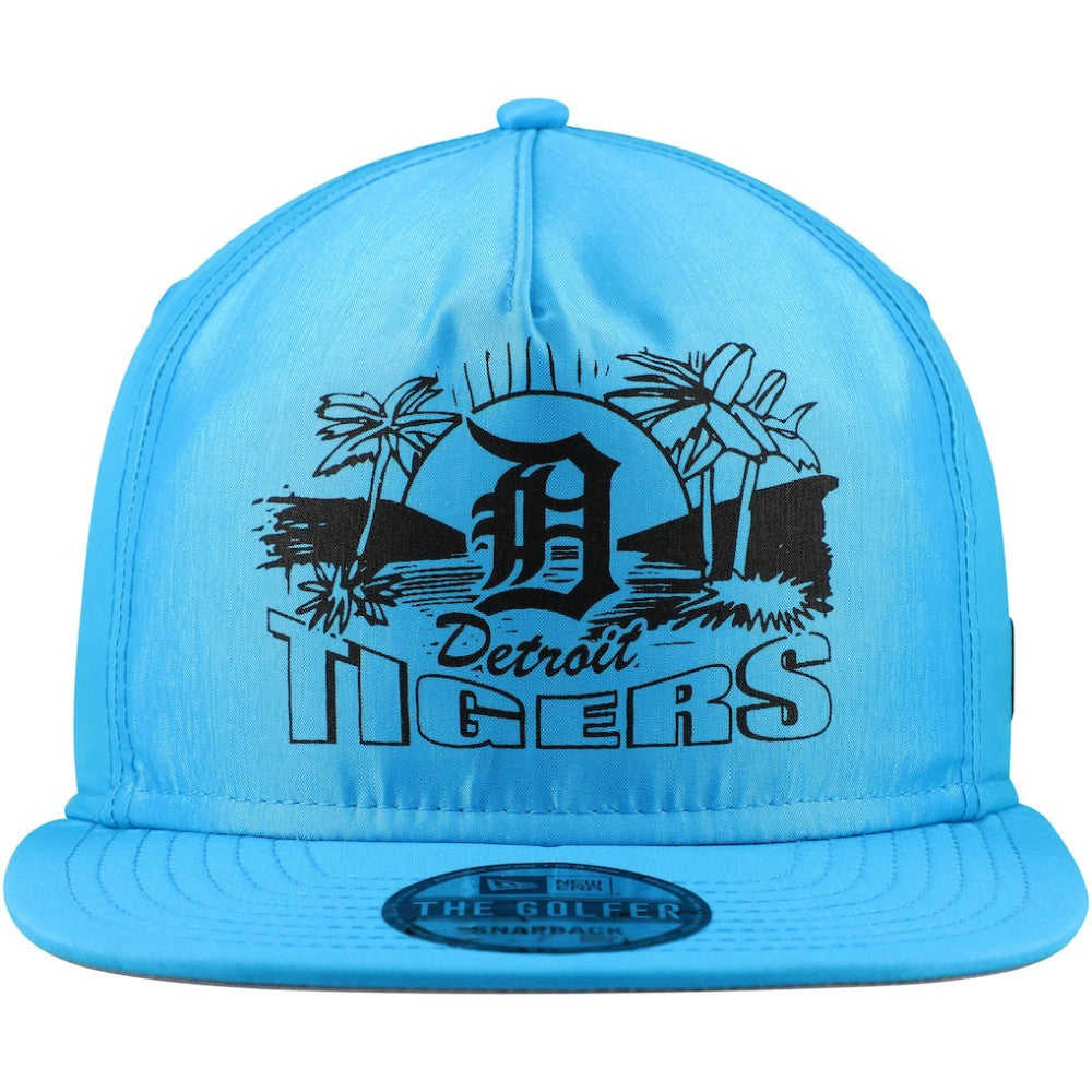 Detroit Tigers Neon Golfer Snapback Hat Blue | New Era