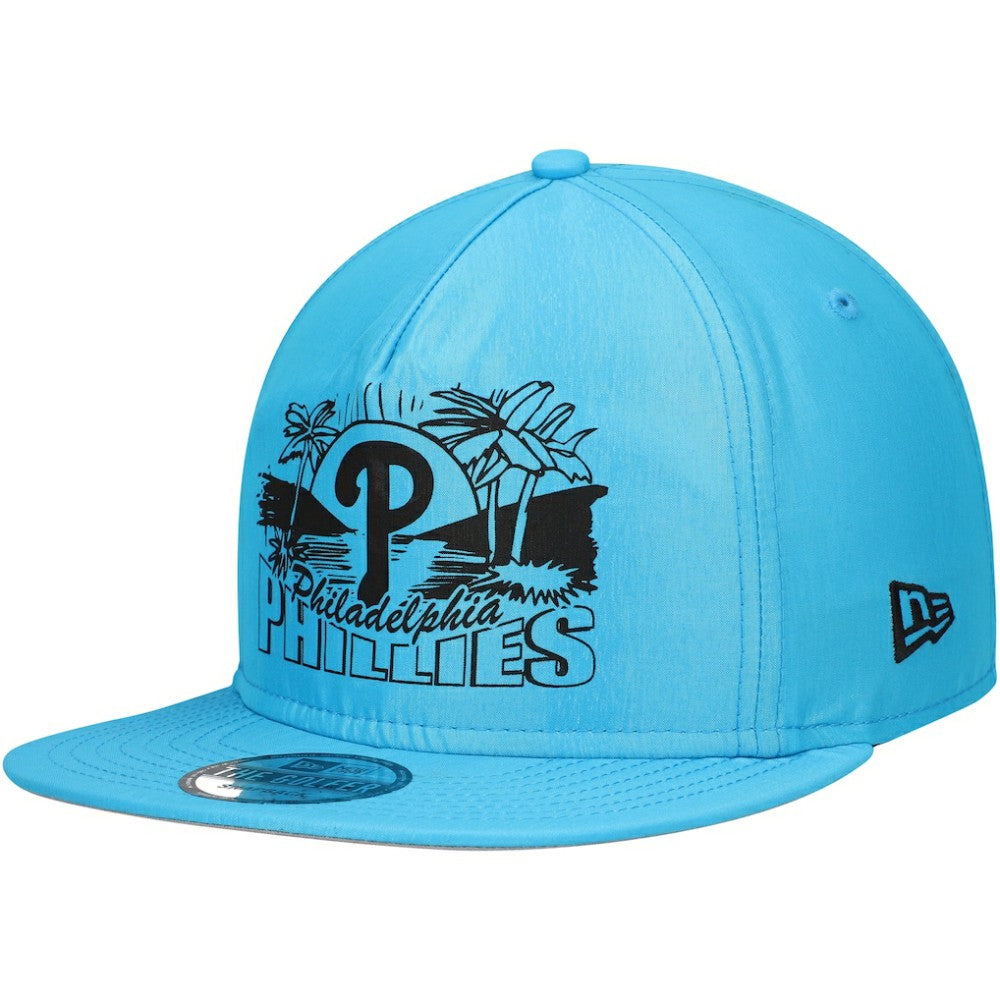 Philadelphia Phillies Neon Golfer Snapback Hat Blue | New Era