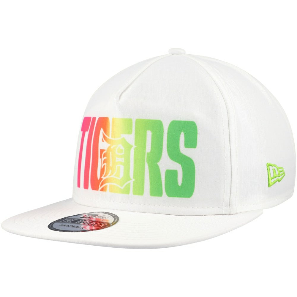 Detroit Tigers Spring Spectrum Golfer Snapback Hat White | New Era