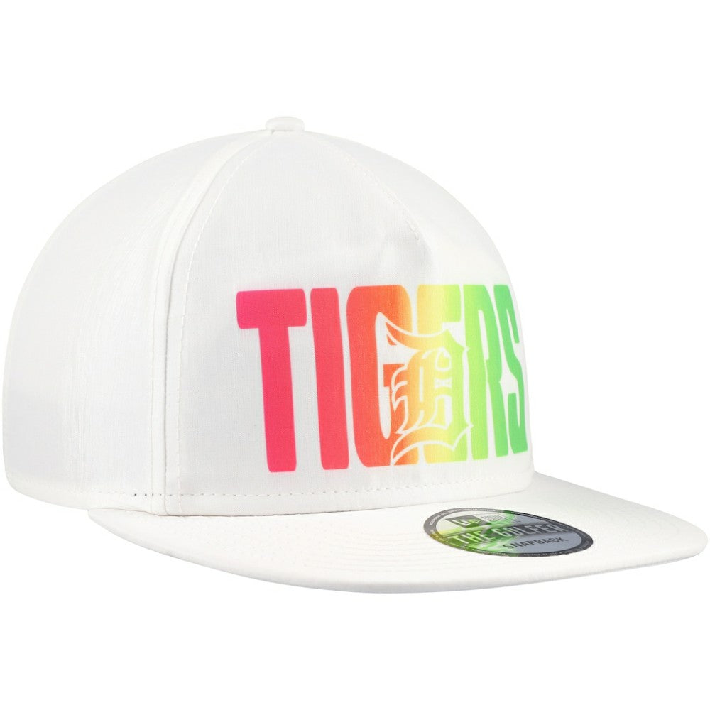 Detroit Tigers Spring Spectrum Golfer Snapback Hat White | New Era