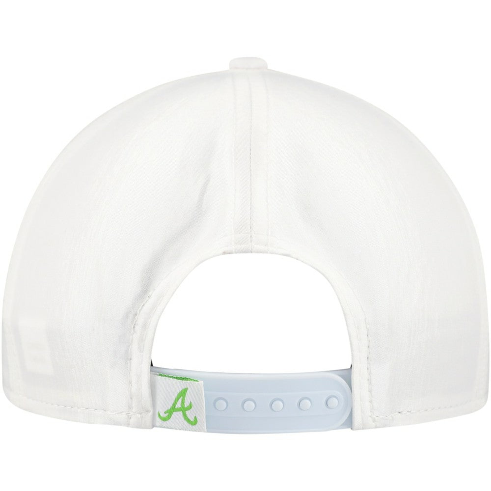 Atlanta Braves Spring Spectrum Golfer Snapback Hat White | New Era