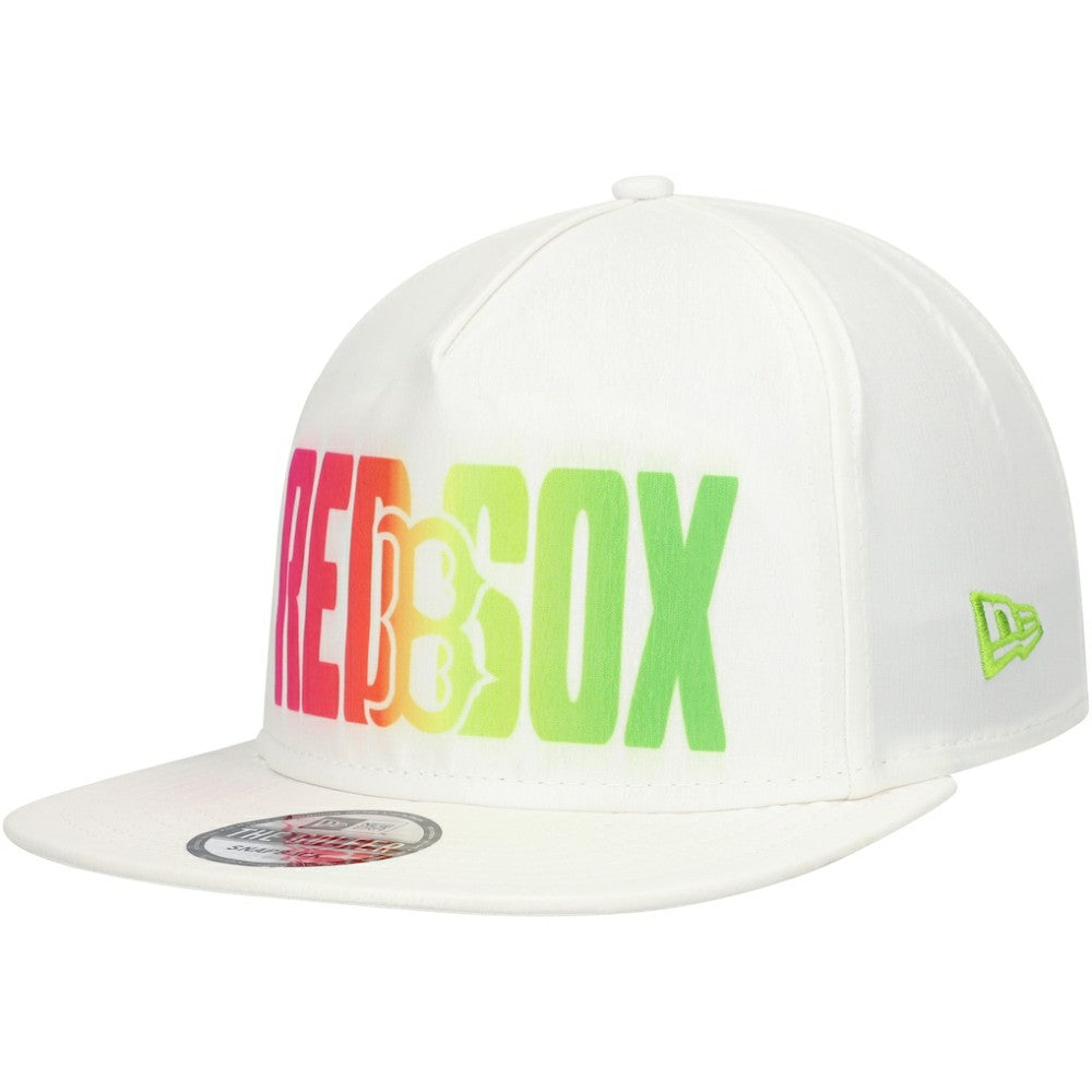 Boston Red Sox Spring Spectrum Golfer Snapback Hat White | New Era