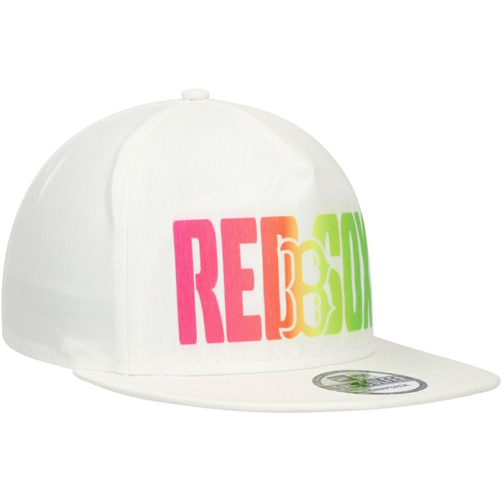 Boston Red Sox Spring Spectrum Golfer Snapback Hat White | New Era
