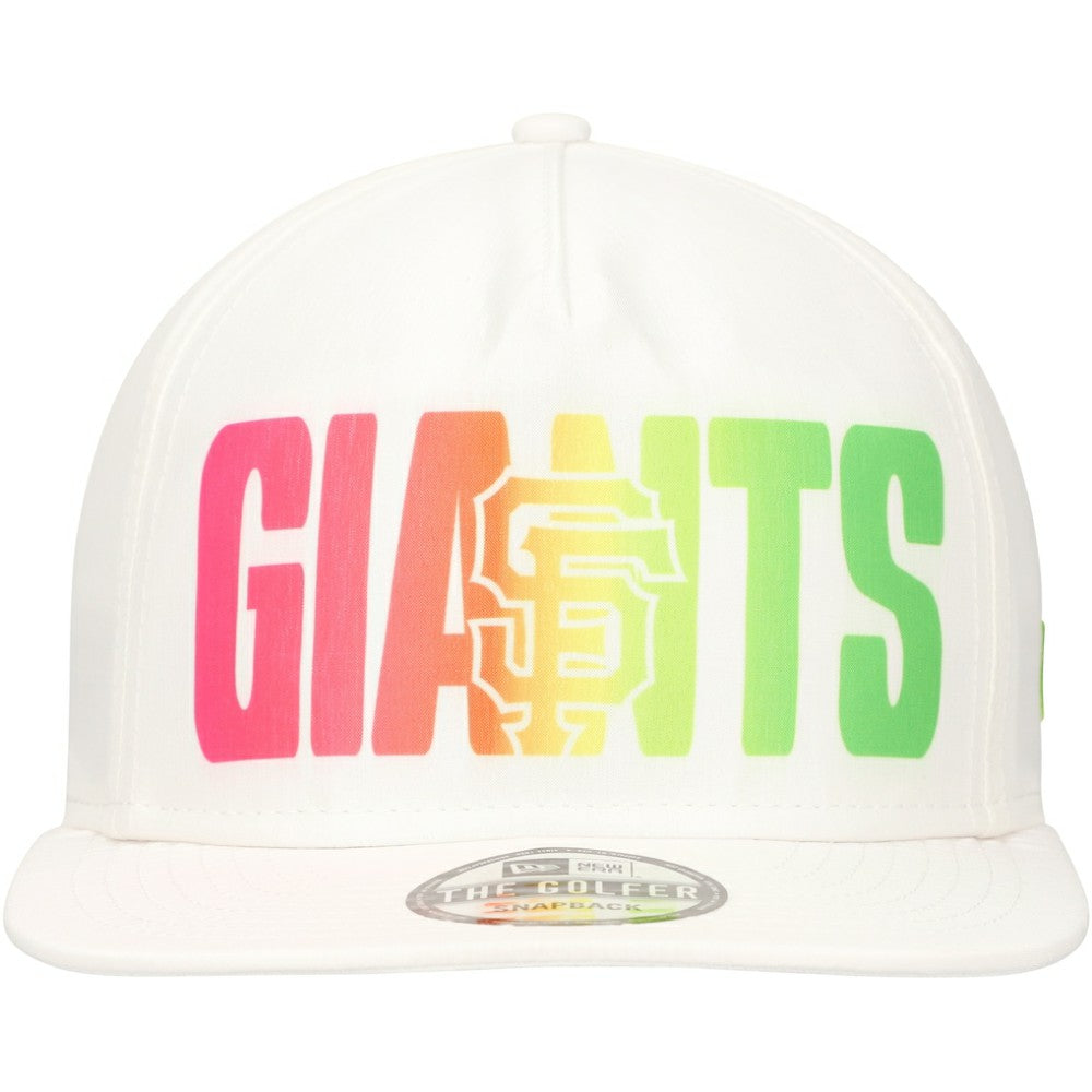 San Francisco Giants Spring Spectrum Golfer Snapback Hat White | New Era