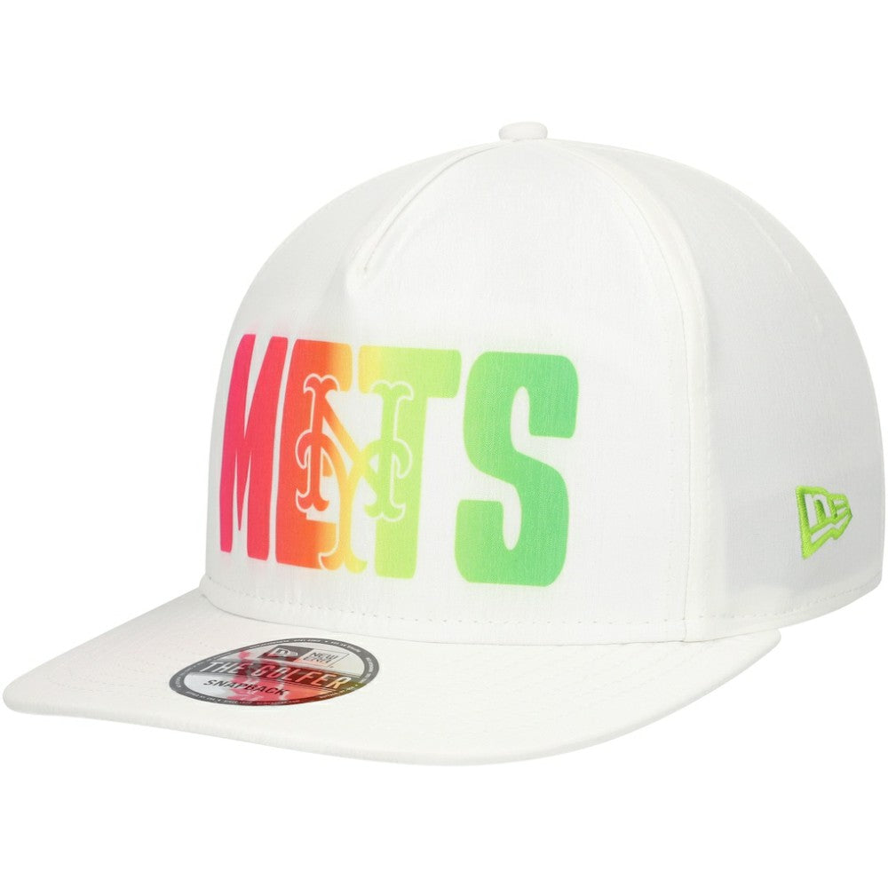 New York Mets Spring Spectrum Golfer Snapback Hat White | New Era