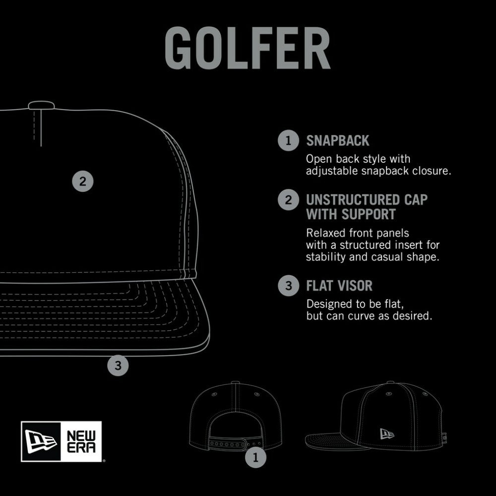 New York Mets Spring Spectrum Golfer Snapback Hat White | New Era