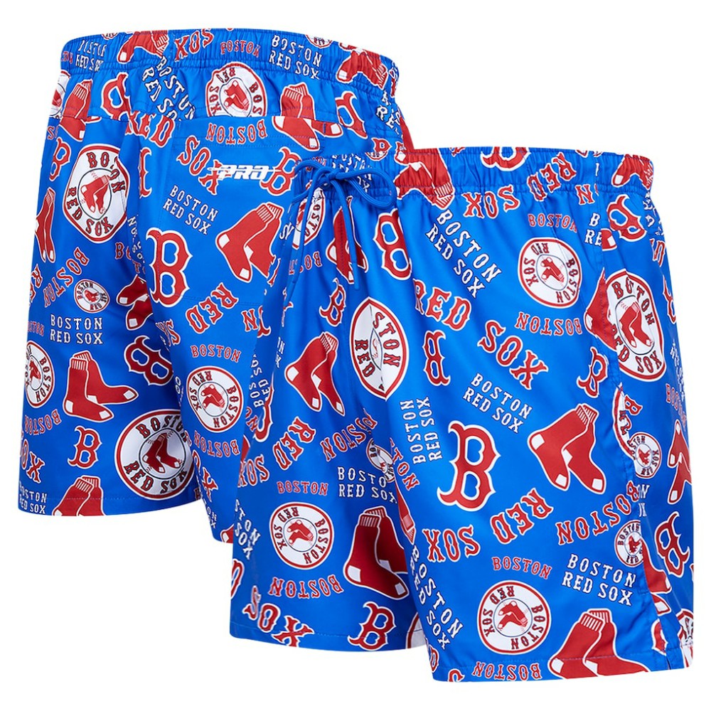 Boston Red Sox Pro Standard Toss Logo Woven Shorts Navy
