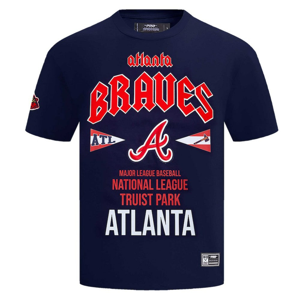 Atlanta Braves Pro Standard Oversized City Tour T-Shirt Navy