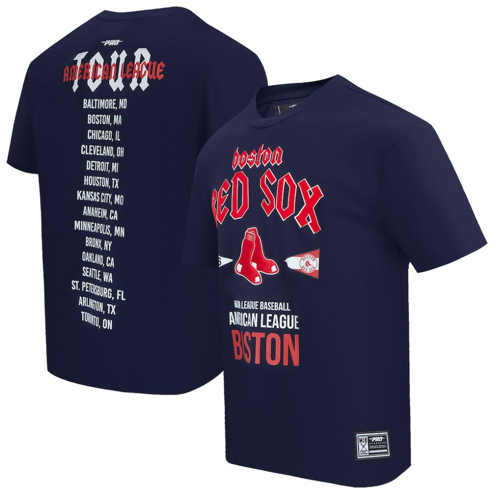 Boston Red Sox Pro Standard Oversized City Tour T-Shirt Navy
