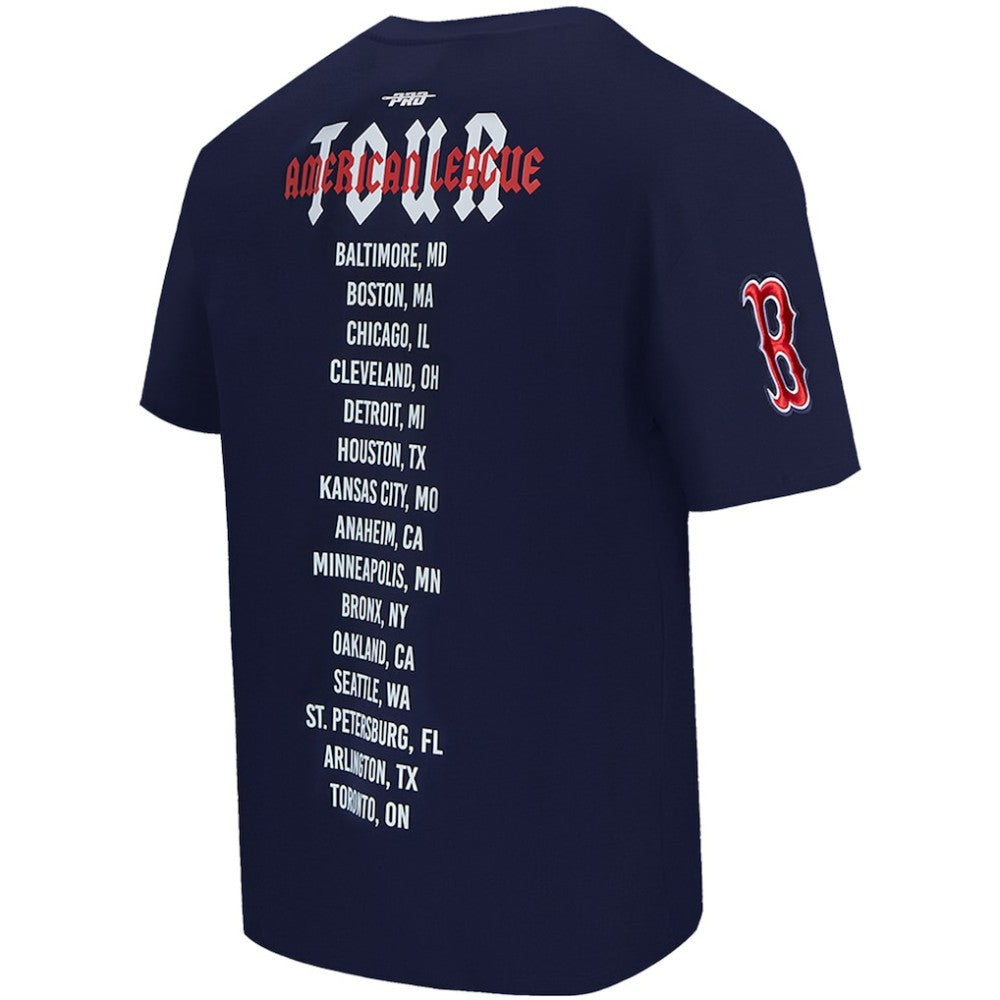 Boston Red Sox Pro Standard Oversized City Tour T-Shirt Navy