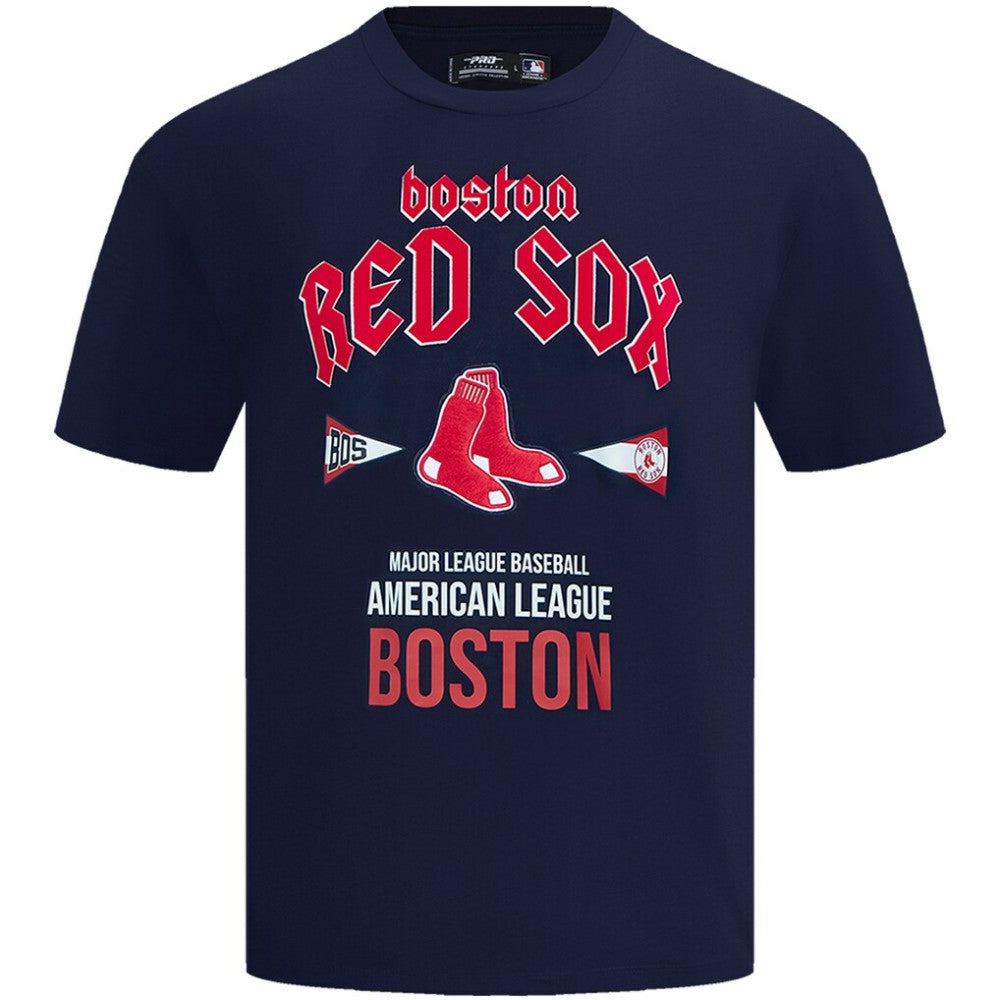 Boston Red Sox Pro Standard Oversized City Tour T-Shirt Navy