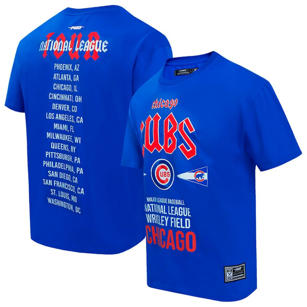 Chicago Cubs Pro Standard Oversized City Tour T-Shirt Royal