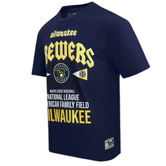 Milwaukee Brewers Pro Standard Oversized City Tour T-Shirt Navy