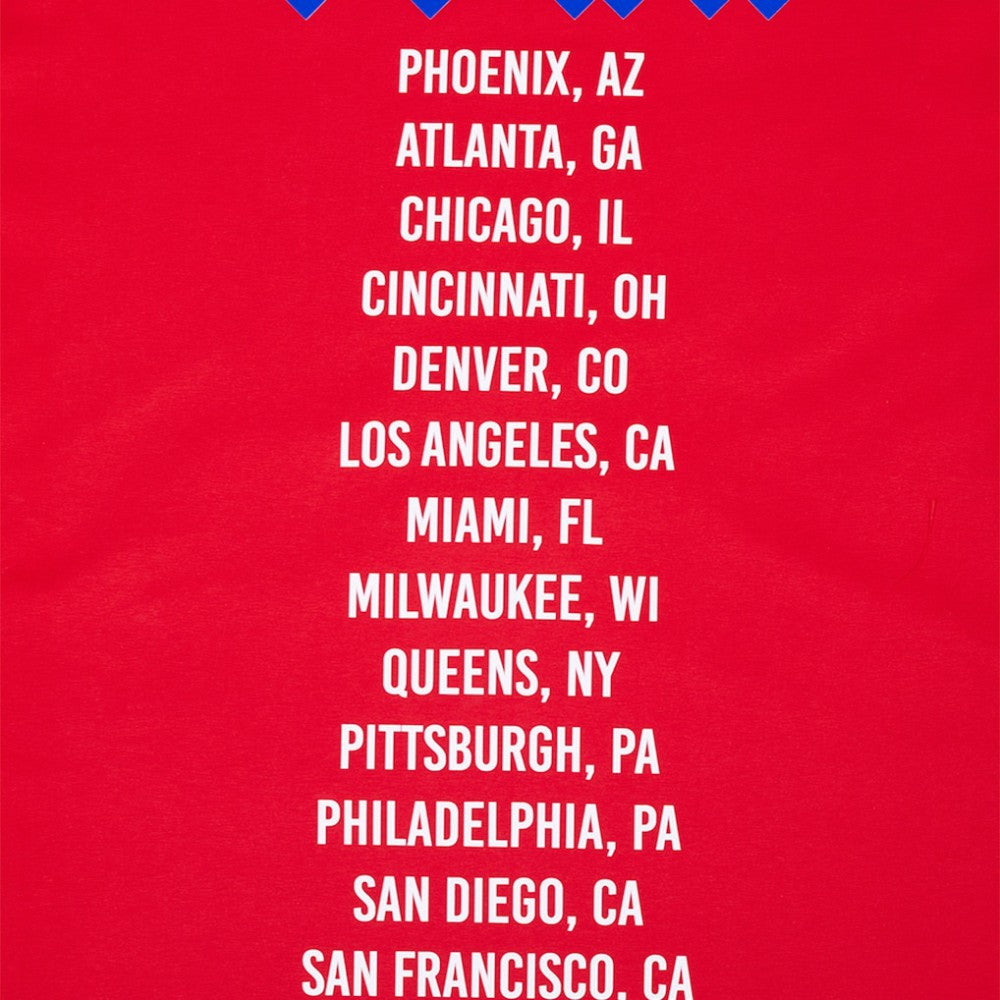 Philadelphia Phillies Pro Standard Oversized City Tour T-Shirt Red