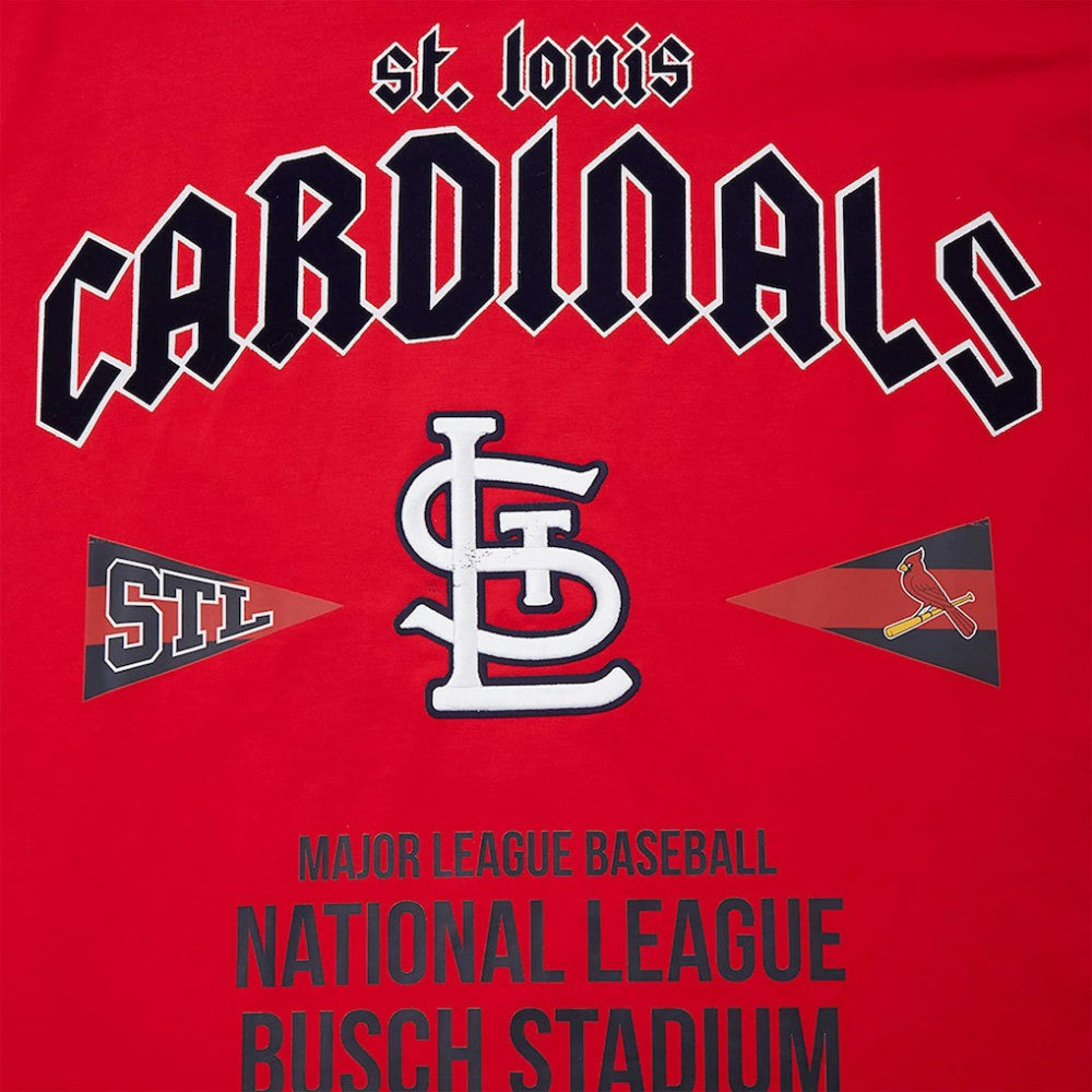 St. Louis Cardinals Pro Standard Oversized City Tour T-Shirt Red