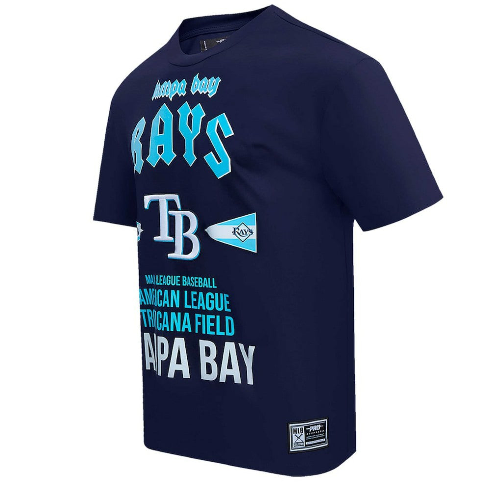 Tampa Bay Rays Pro Standard Oversized City Tour T-Shirt Navy