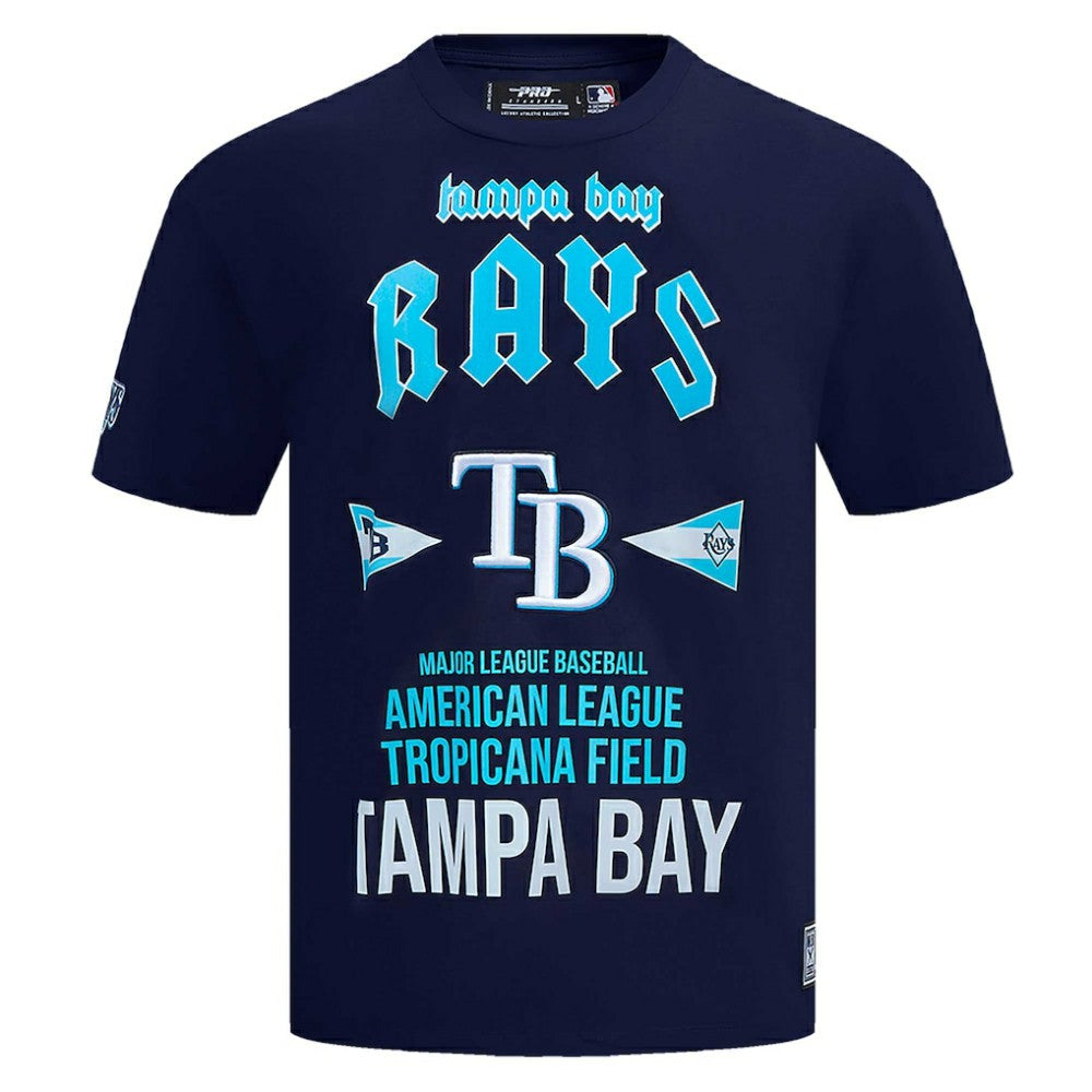Tampa Bay Rays Pro Standard Oversized City Tour T-Shirt Navy