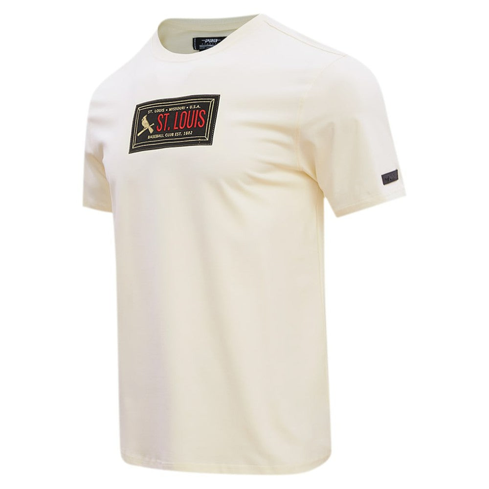 St. Louis Cardinals Pro Standard Club Member Badge T-Shirt Cream
