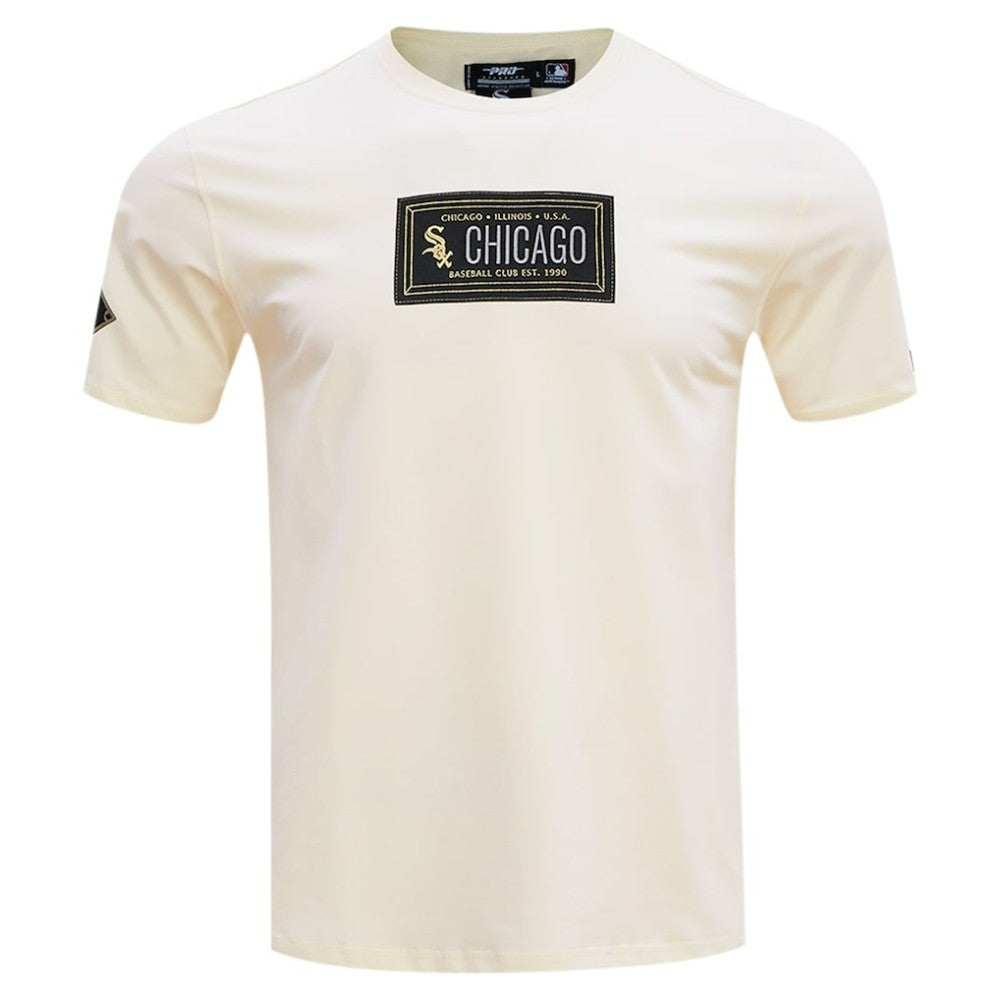 Chicago White Sox Pro Standard Club Member Badge T-Shirt Cream