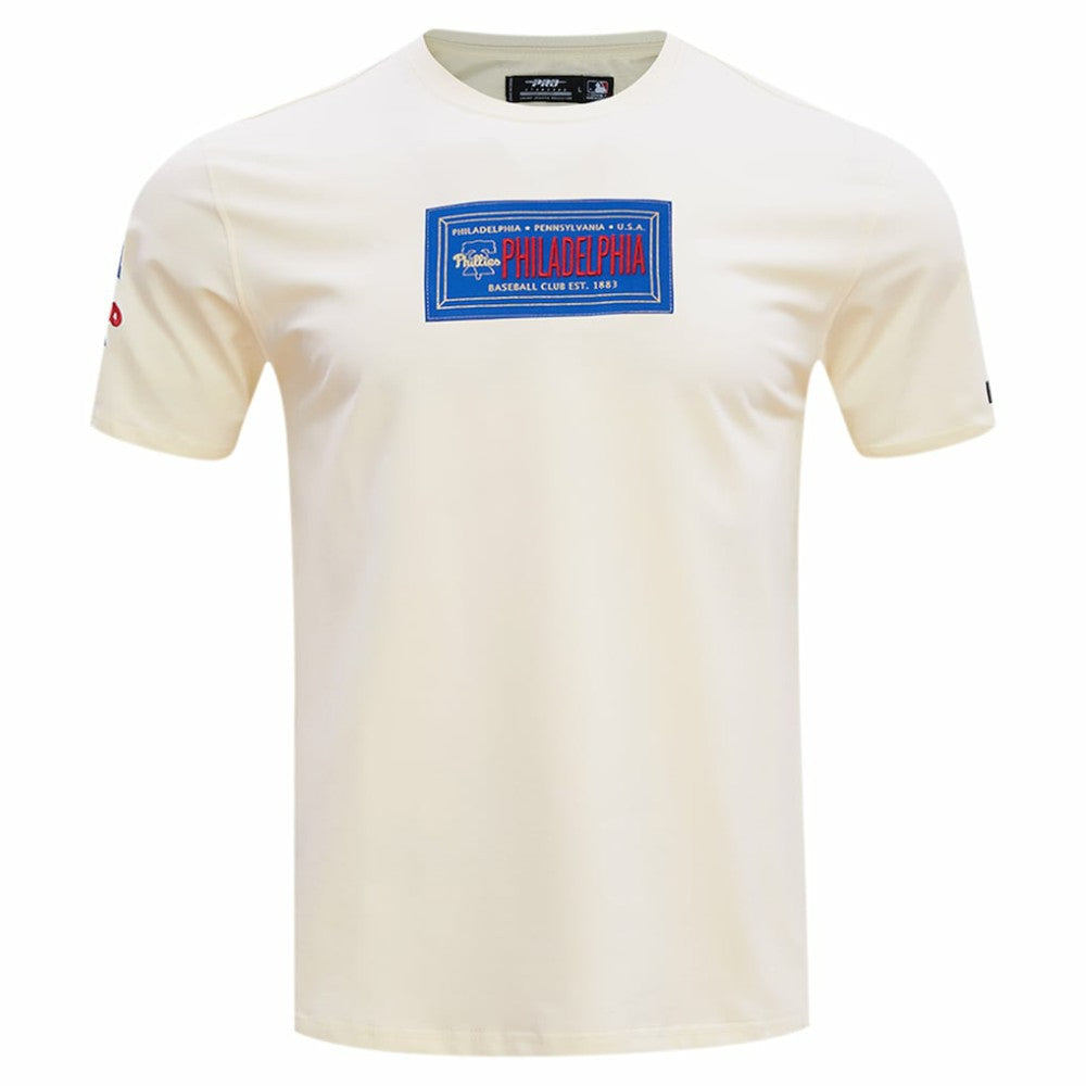 Philadelphia Phillies Pro Standard Club Member Badge T-Shirt Cream