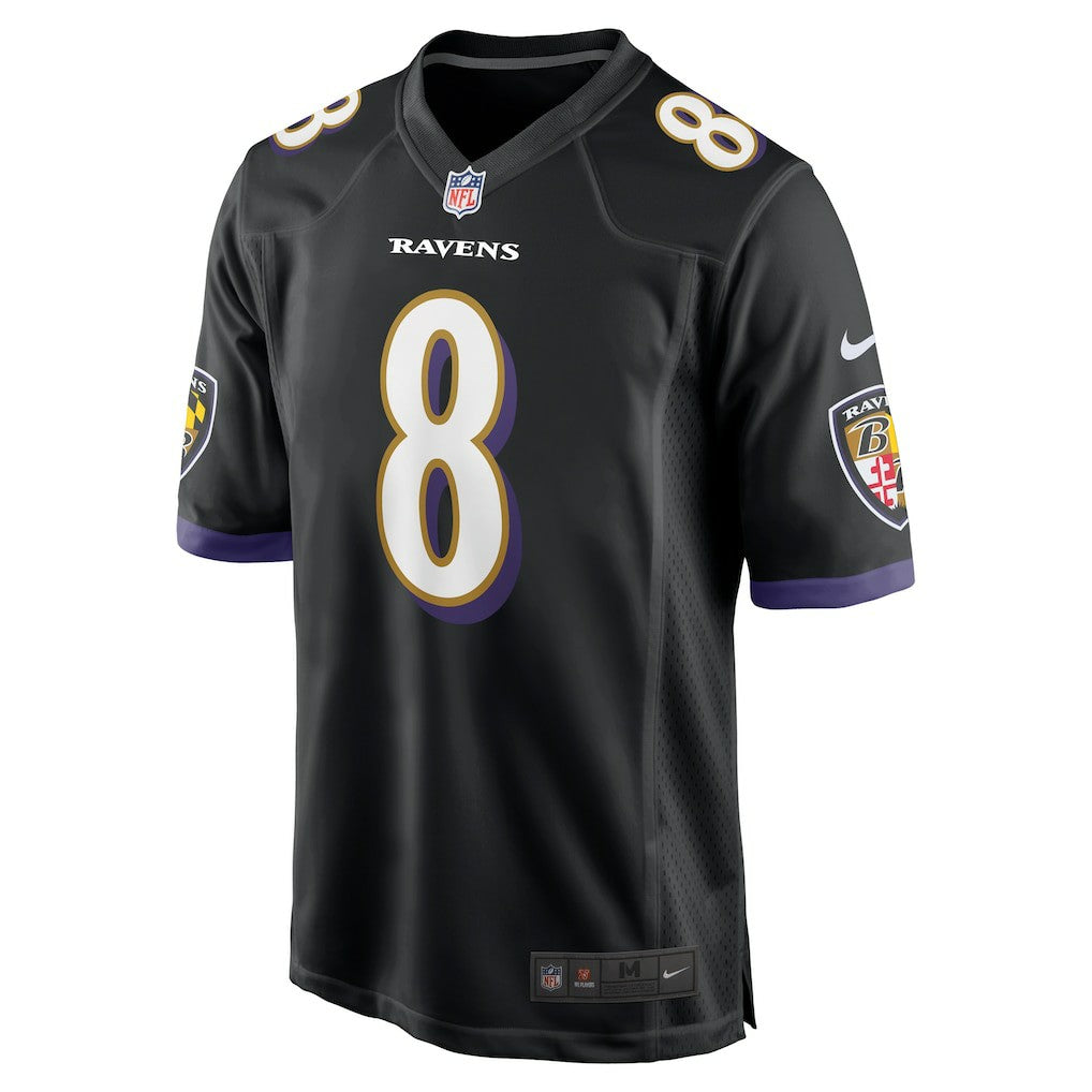 Lamar Jackson Baltimore Ravens Alternate Game Jersey - Black