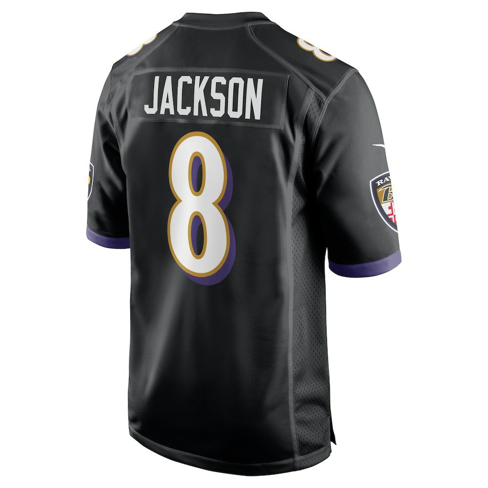 Lamar Jackson Baltimore Ravens Alternate Game Jersey - Black