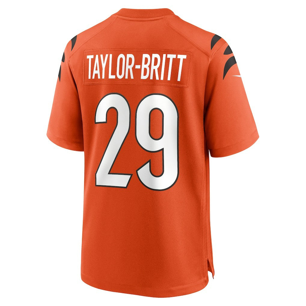 Cam Taylor-Britt Cincinnati Bengals Alternate Game Jersey - Orange