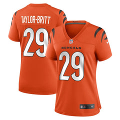 Cam Taylor-Britt Cincinnati Bengals Women's Alternate Game Jersey - Orange