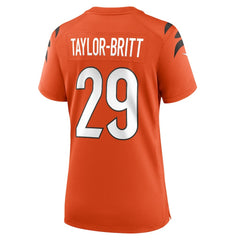 Cam Taylor-Britt Cincinnati Bengals Women's Alternate Game Jersey - Orange