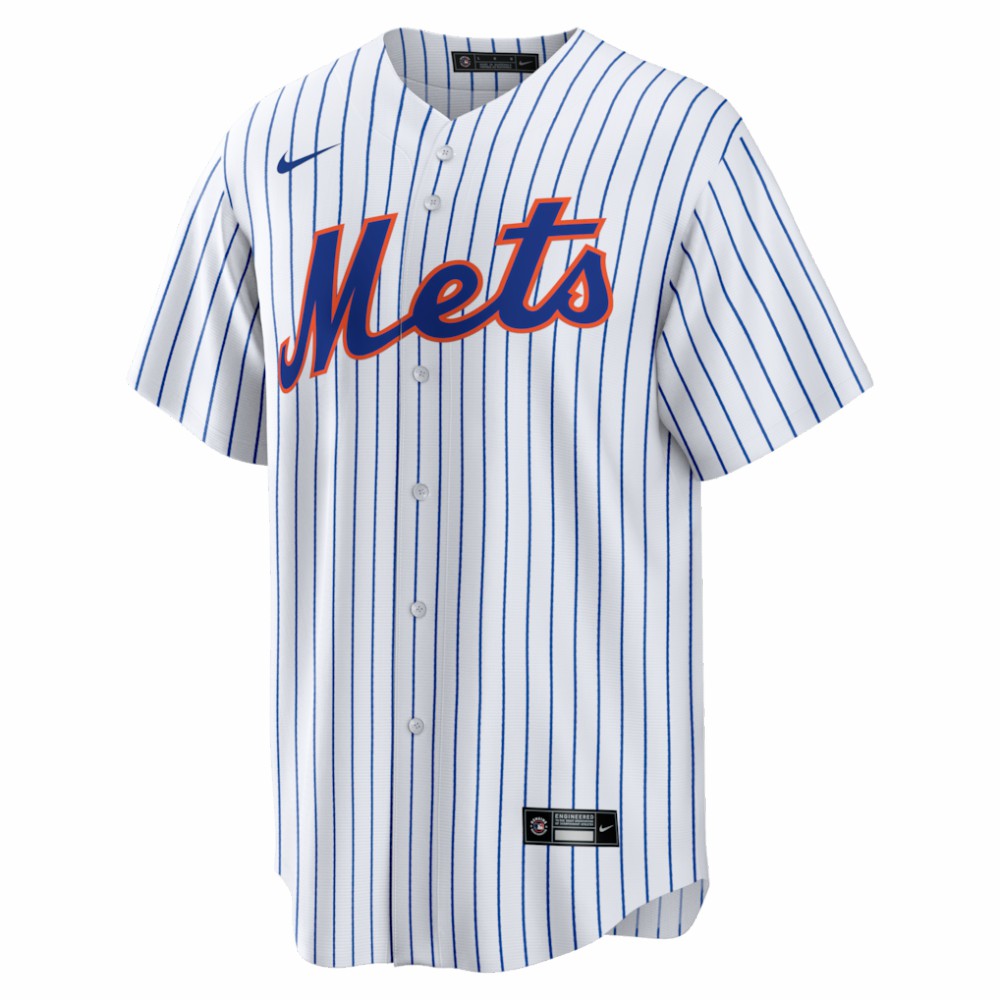 New York Mets Home Big & Tall Replica Jersey White | Nike