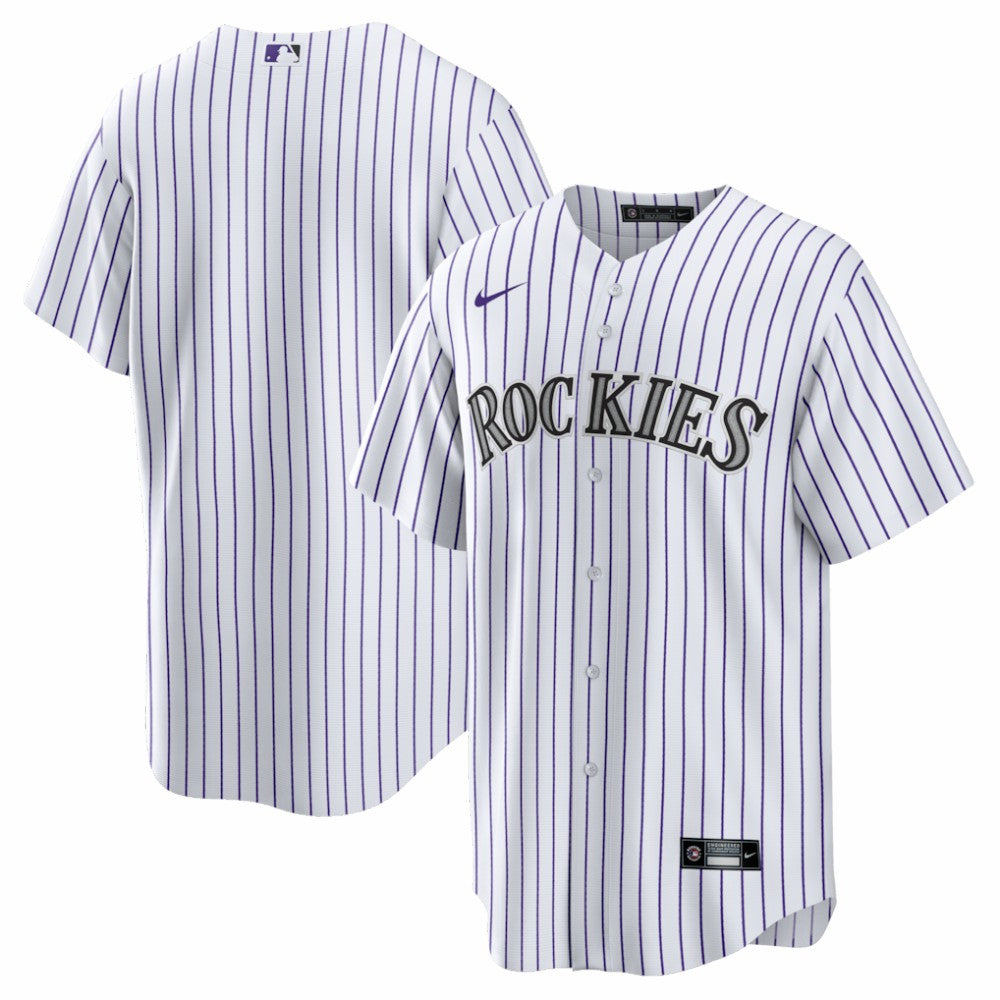 Colorado Rockies Home Big & Tall Replica Jersey White | Nike