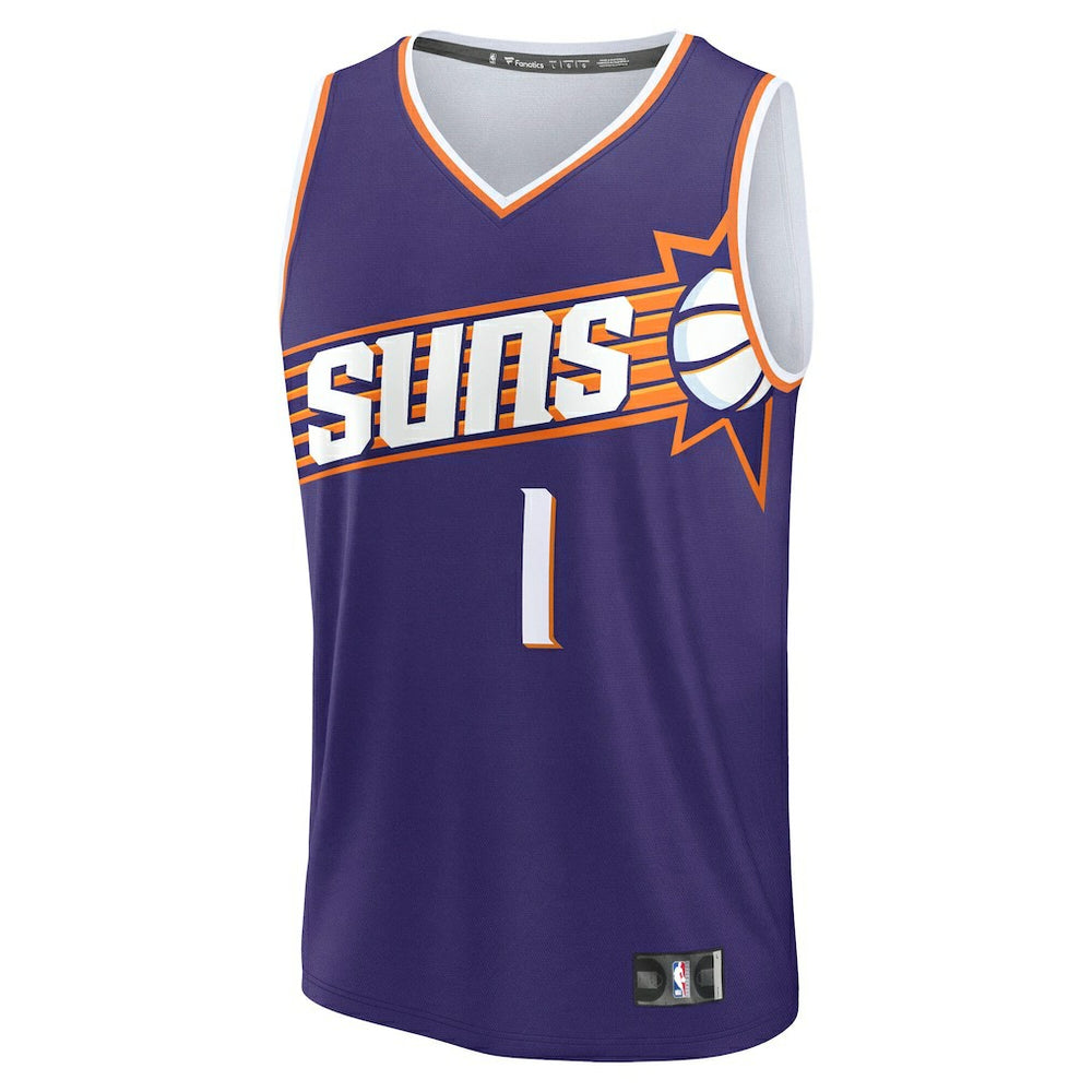 Devin Booker Phoenix Suns Youth Fast Break Player Jersey sale - Icon Editi- Purple