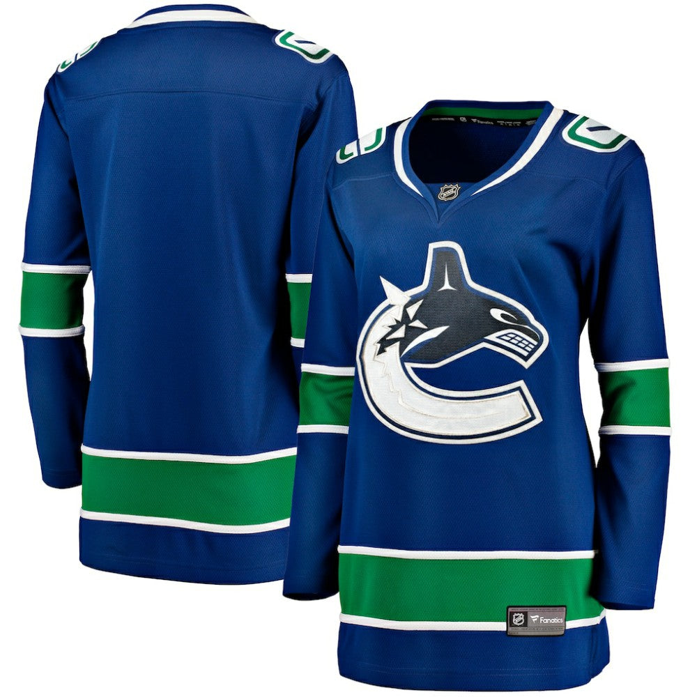 Vancouver Canucks Fanatics Women's Premier Breakaway Jersey Blue