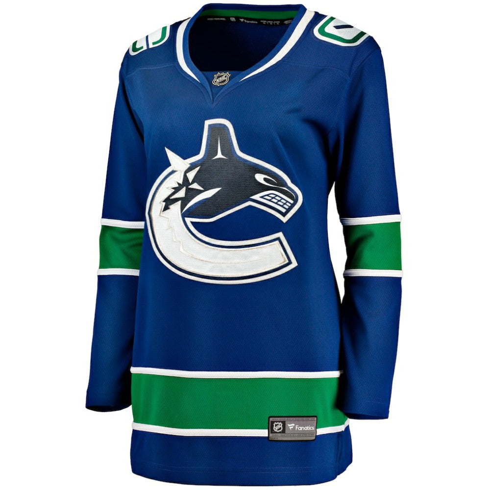 Vancouver Canucks Fanatics Women's Premier Breakaway Jersey Blue