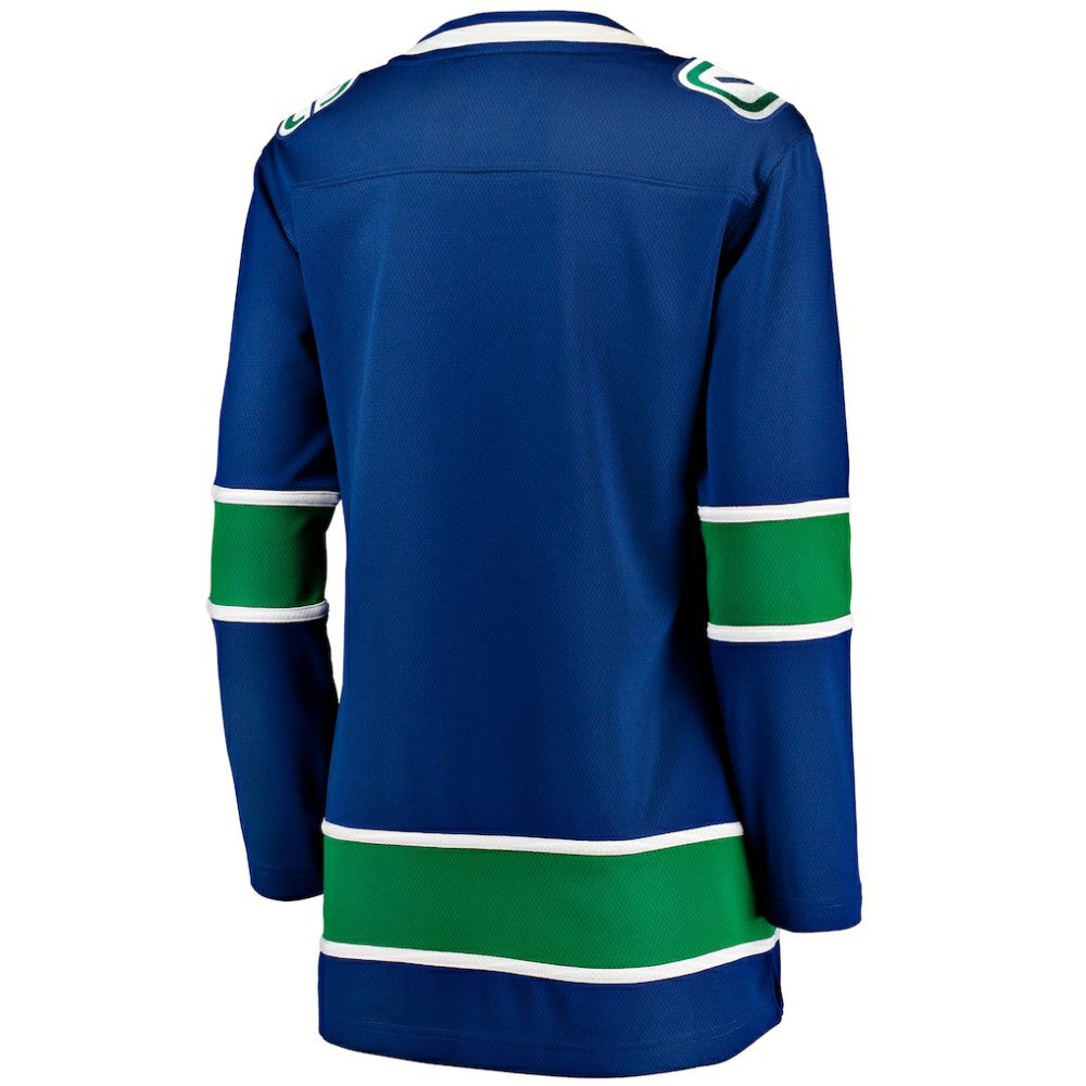 Vancouver Canucks Fanatics Women's Premier Breakaway Jersey Blue