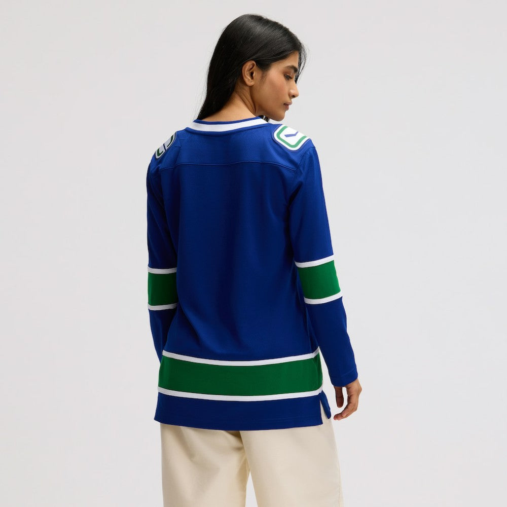 Vancouver Canucks Fanatics Women's Premier Breakaway Jersey Blue