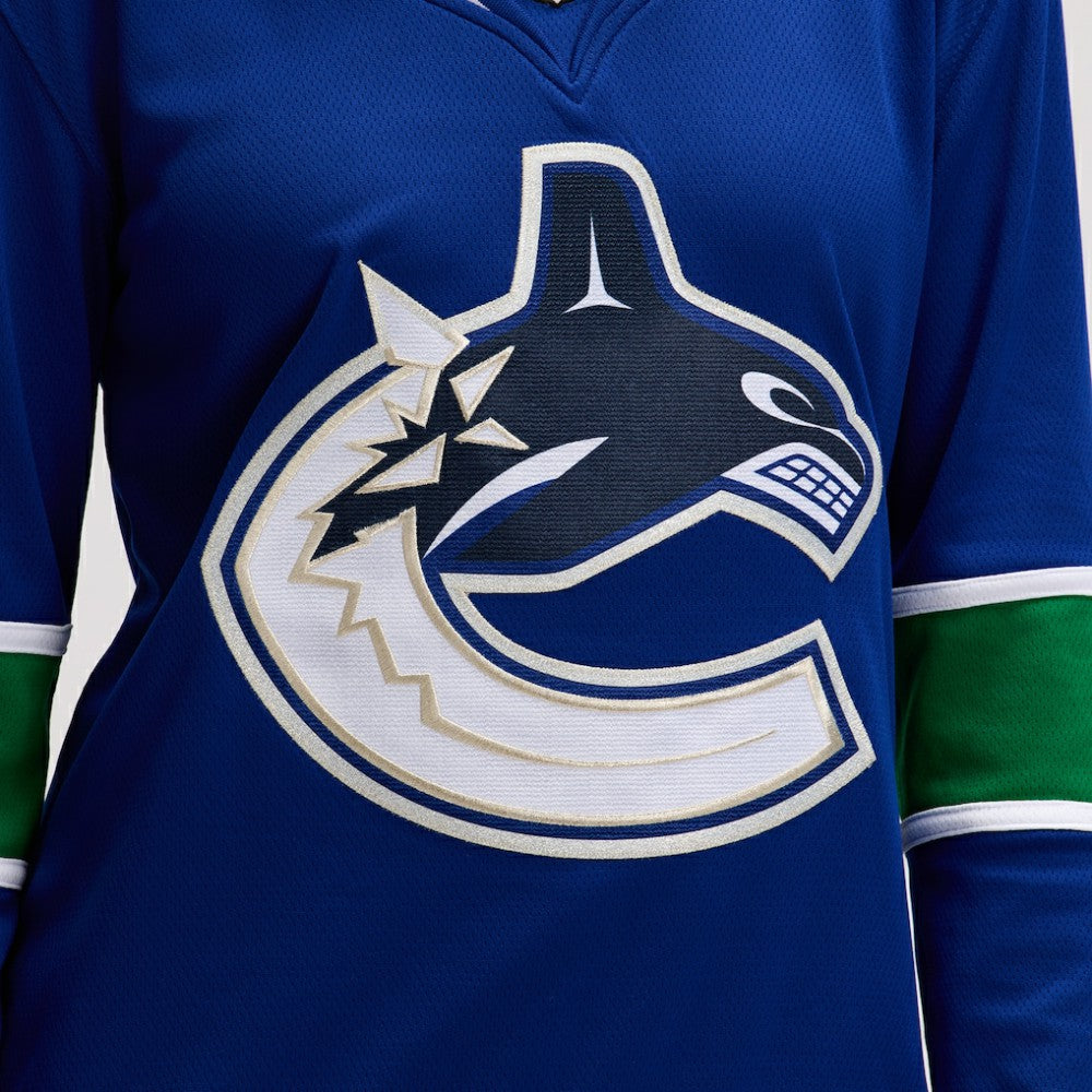 Vancouver Canucks Fanatics Women's Premier Breakaway Jersey Blue