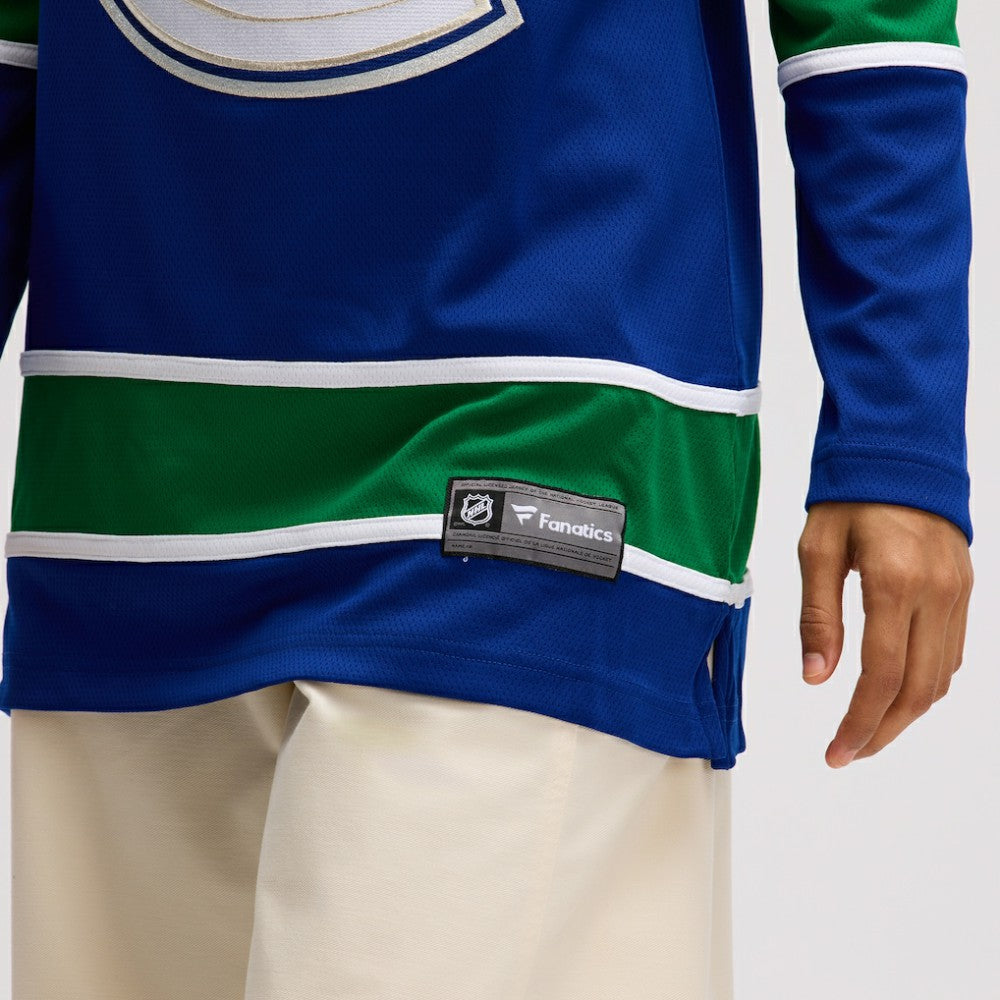 Vancouver Canucks Fanatics Women's Premier Breakaway Jersey Blue