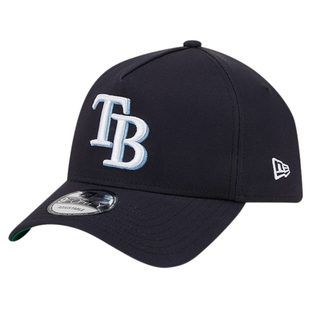 Tampa Bay Rays Team Color A-Frame 9FORTY Adjustable Hat Navy | New Era