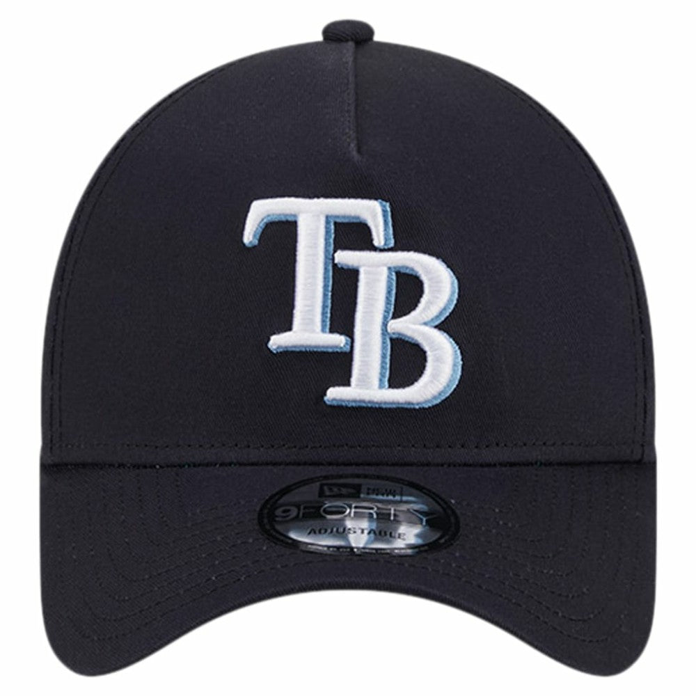 Tampa Bay Rays Team Color A-Frame 9FORTY Adjustable Hat Navy | New Era