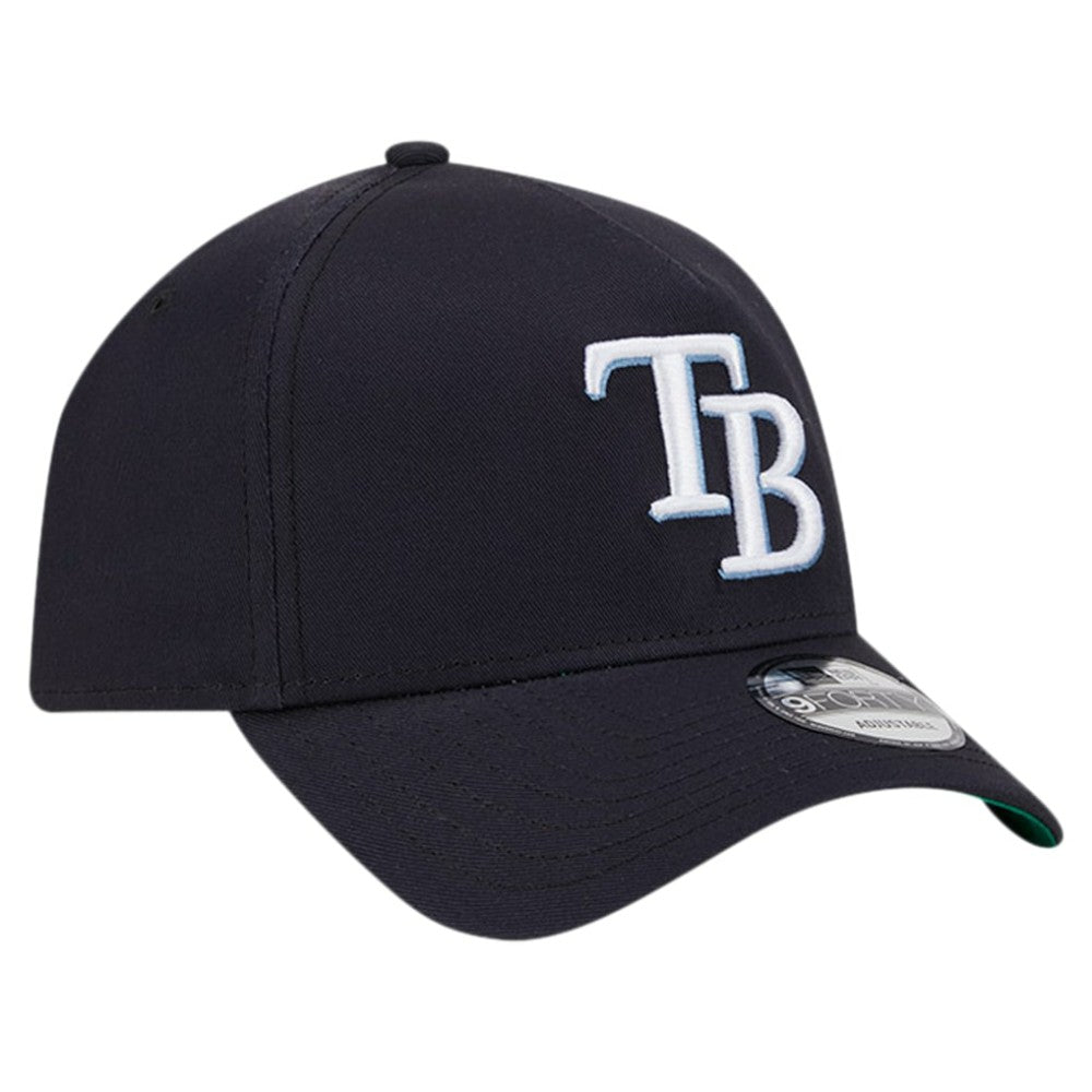 Tampa Bay Rays Team Color A-Frame 9FORTY Adjustable Hat Navy | New Era