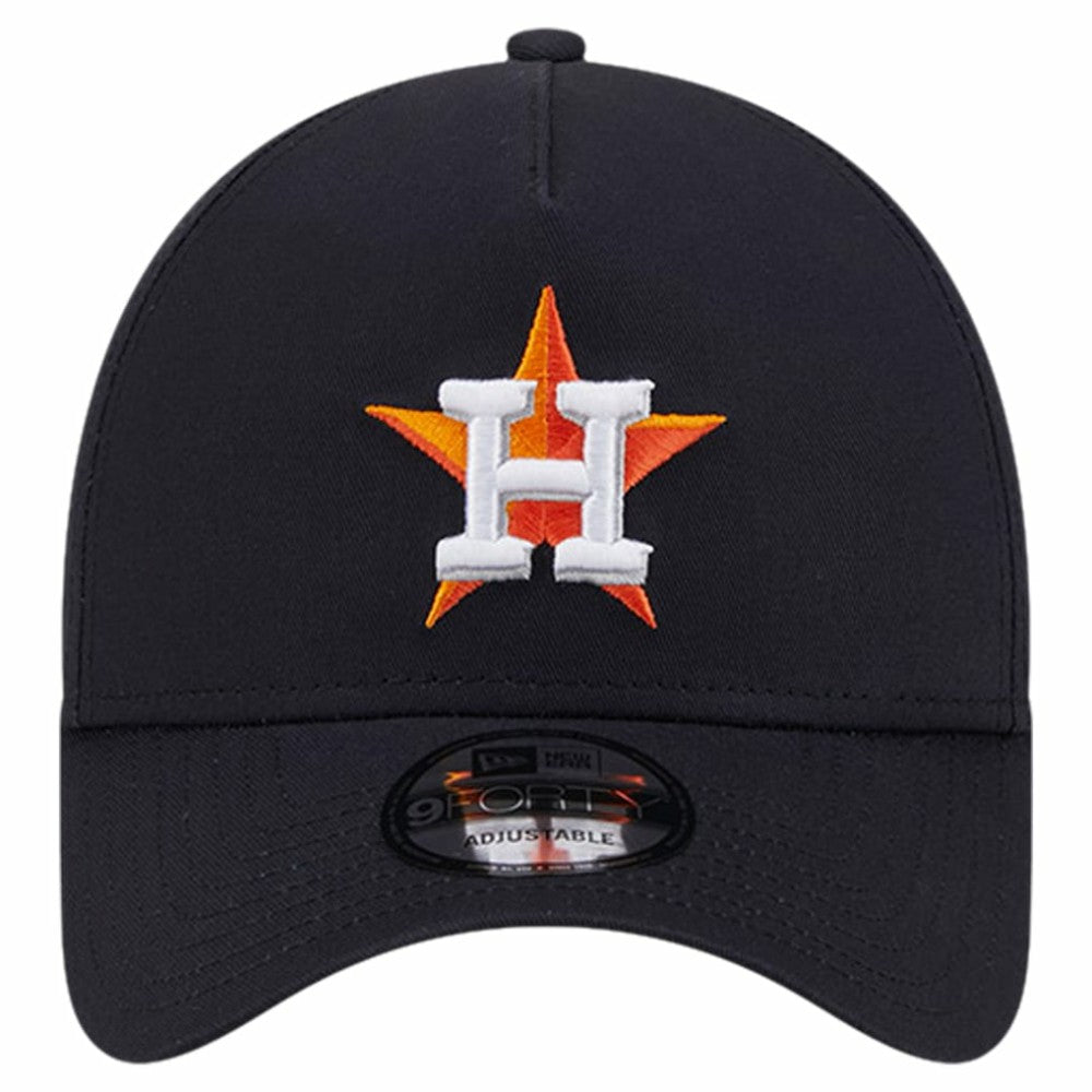Houston Astros Team Color A-Frame 9FORTY Adjustable Hat Navy | New Era