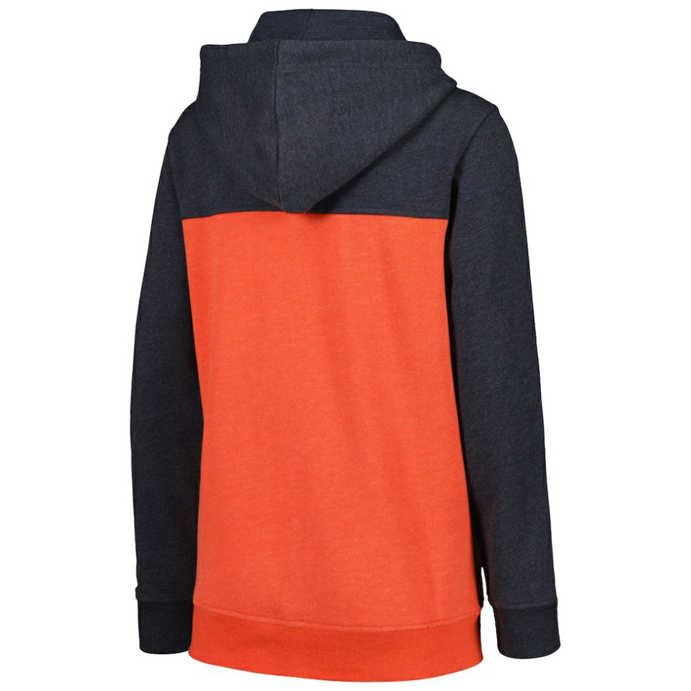 Houston Astros Women's Color Block Full-Zip Hoodie Jacket Navy | New Era