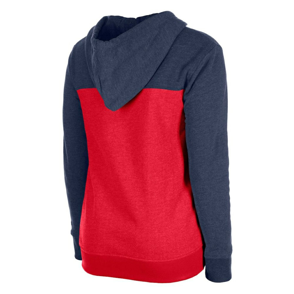 Minnesota Twins Women's Color Block Full-Zip Hoodie Jacket Navy | New Era