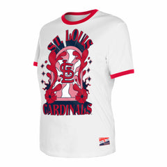 St. Louis Cardinals Women's Oversized Ringer T-Shirt White | New Era